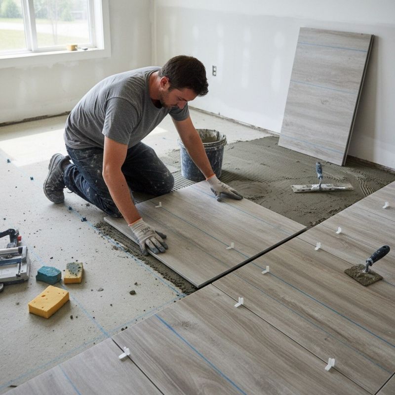Mosaic Tile Floor Installation in Annapolis, MD