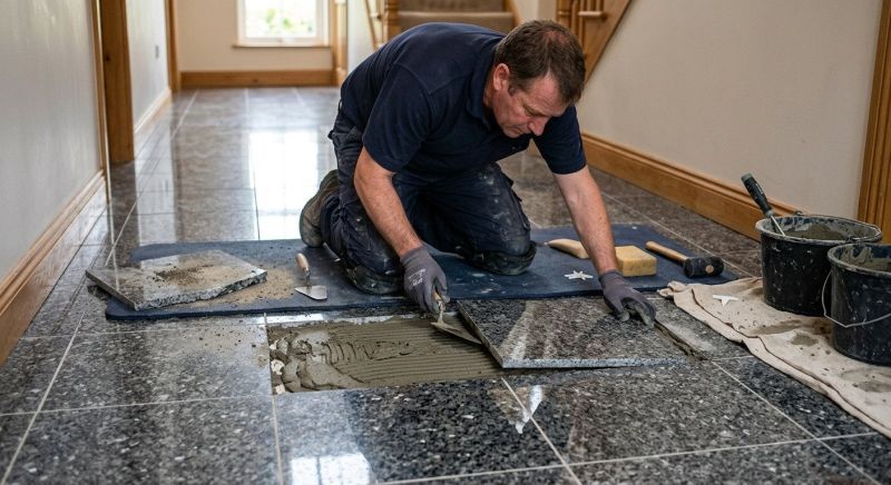 Slate Floor Repair in Alpharetta, GA