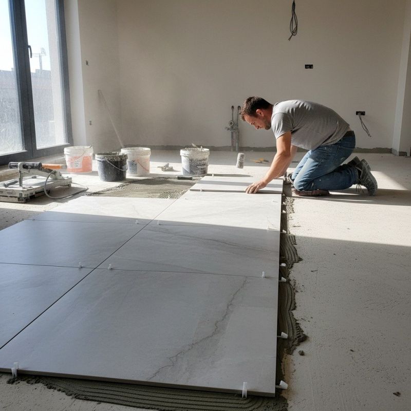 Slate Tile Floor Installation in Alexandria, VA