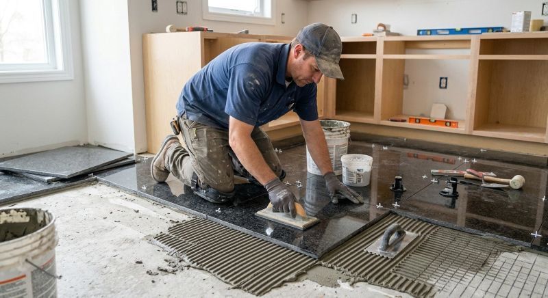Terrazzo Flooring Installation in Alpharetta, GA